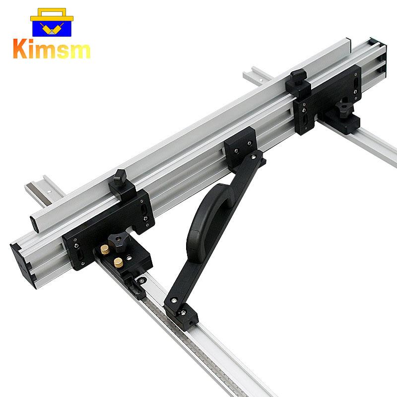 Ensembles d'outils à main professionnels Supports de piste en T pour le travail du bois pour scie à table Machine de gravure circulaire électriqu