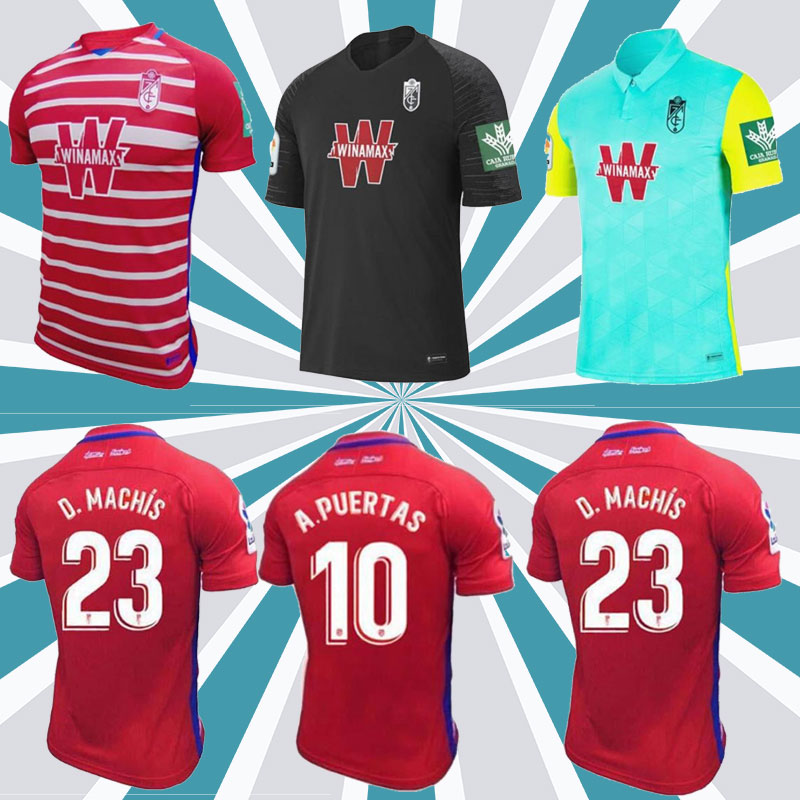 

2020 2021 Granada soccer jerseys 20 21 22 Granada CF home away third SOLDADO MACHIS Herrera Antonio Puertas football shirts Men Kids kit, Black;yellow