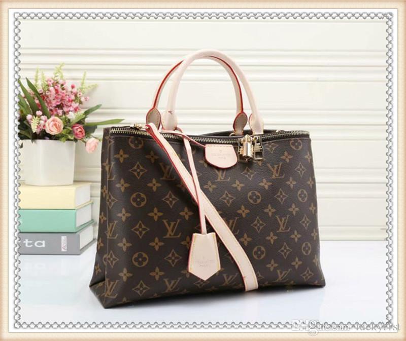 

Fashion Crossbody Shoulder HandBag Women Purse Messenger Bags Wallet Tote Clutch LV Louis Bag Vitton YSL 2-M41582, Red;black