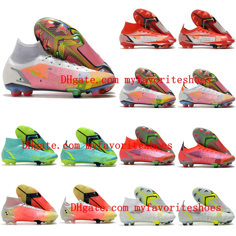 

2021 mens boys women Soccer Shoes Superfly 8 Elite FG Cleats girl Football Boots CR7 Ronaldo US3-11