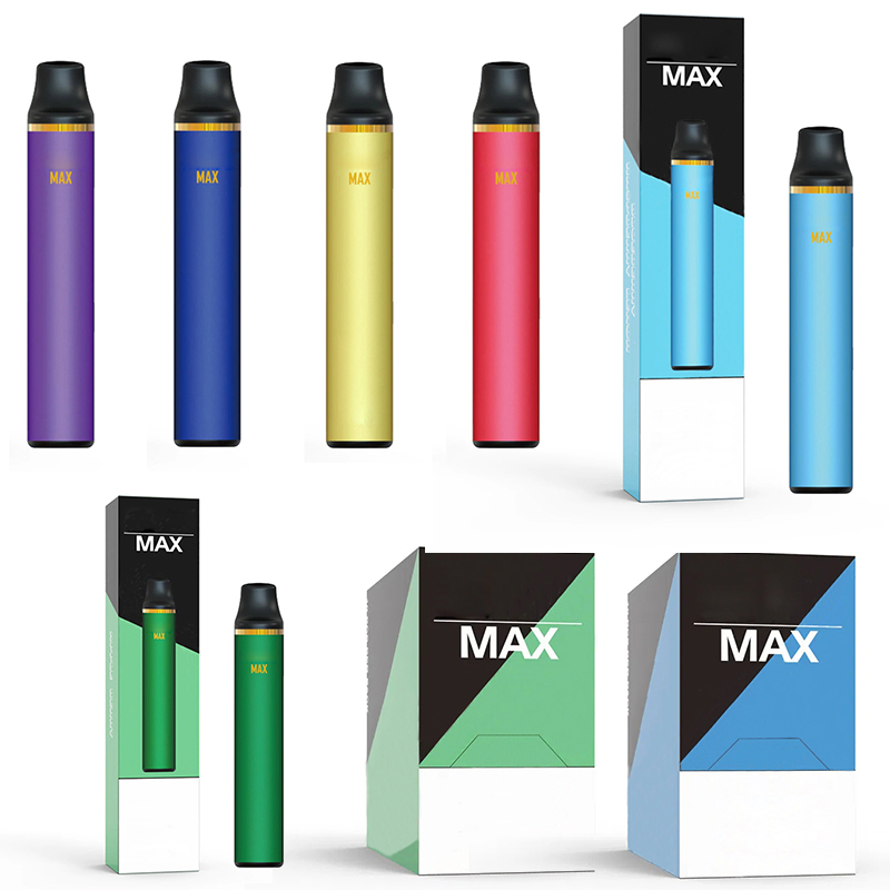 

lower price MAX Disposable Vape Pen 1000 Puffs cigarettes 600mAh Battery Vapor Pod Device e-cig Electronic E Cigarette Multi-colors