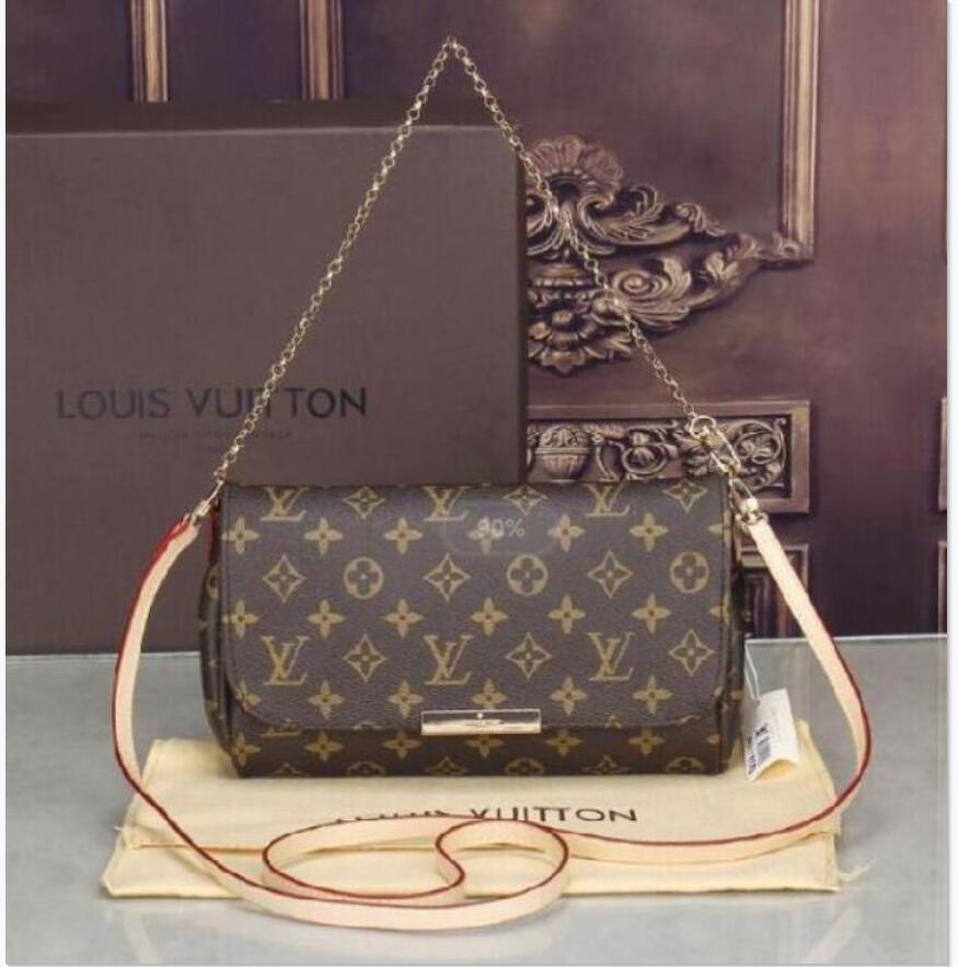 

1-3 LV LOUIS 1 VITTON FAVORITE NEW shoulder bags New Fashion Chain Crossbody Bags Ladies Handbags women Cosmetic bag wallet, Golden;silver