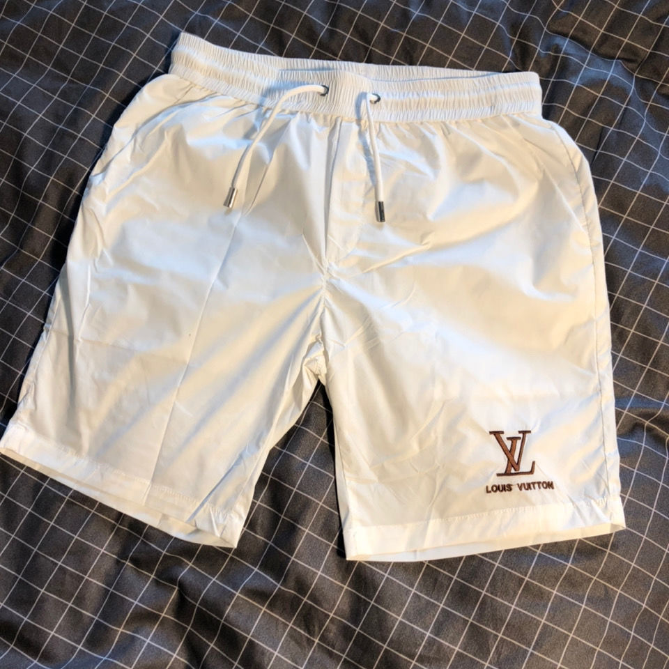 

2021 Summer Shorts Ice Silk Pants Korean Men's Loose Student Lover's Capris Casual Fashion, White;black