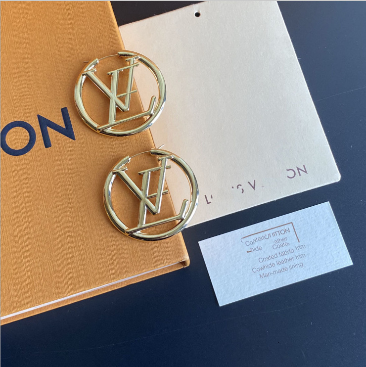 Studs Earrings l Family Geometric Personality Clover Fashion Tassel Gold-image-727208955