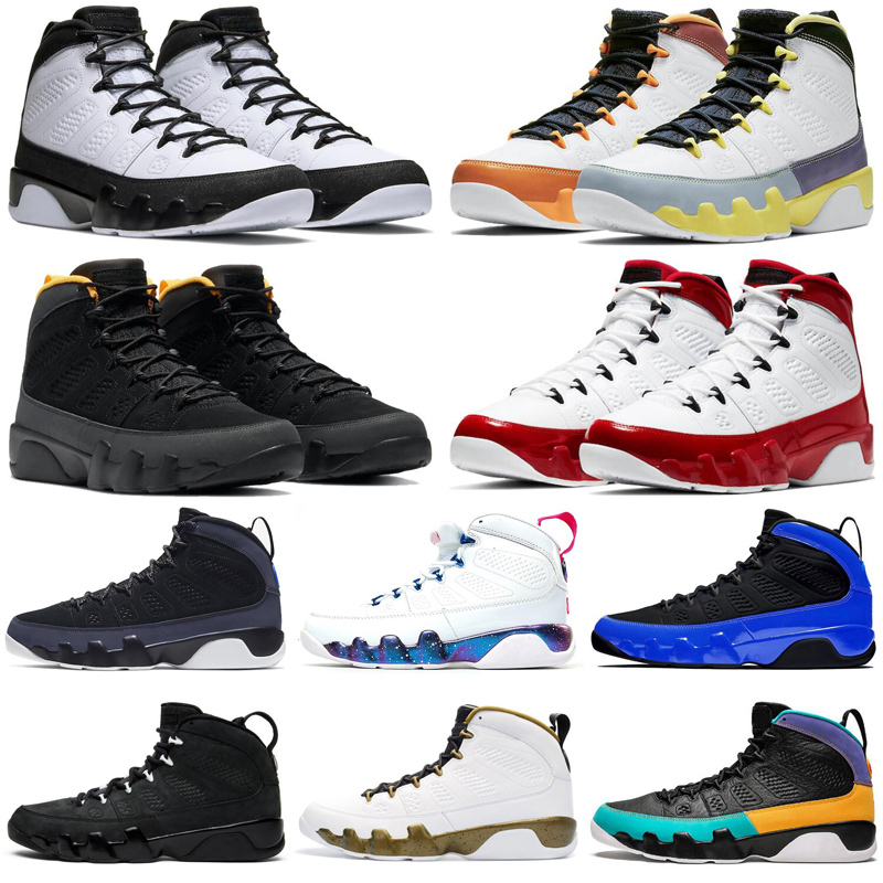 

jumpman 9 9s men basketball shoes University Blue Gold Racer Gym Red Change The World athletic mens trainers sports sneakers, #5 racer blue