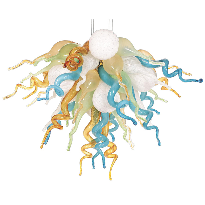 

Vintage Lamps Modern LED Chandeliers Blown Glass Pendant Lights Fixtures multi Hang lamp Loft Nordic art Decor for Kitchen Bedroom Dining Room-L