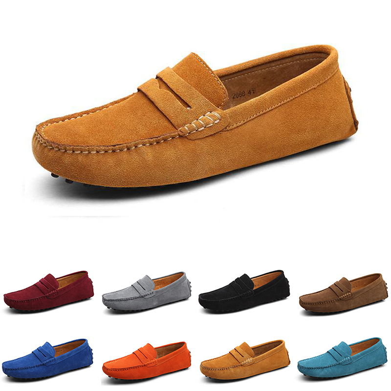 

men casual shoes Espadrilles triple black navy brown wine red taupe green Sky Blue Burgundy mens sneakers outdoor jogging walking twenty three, 10