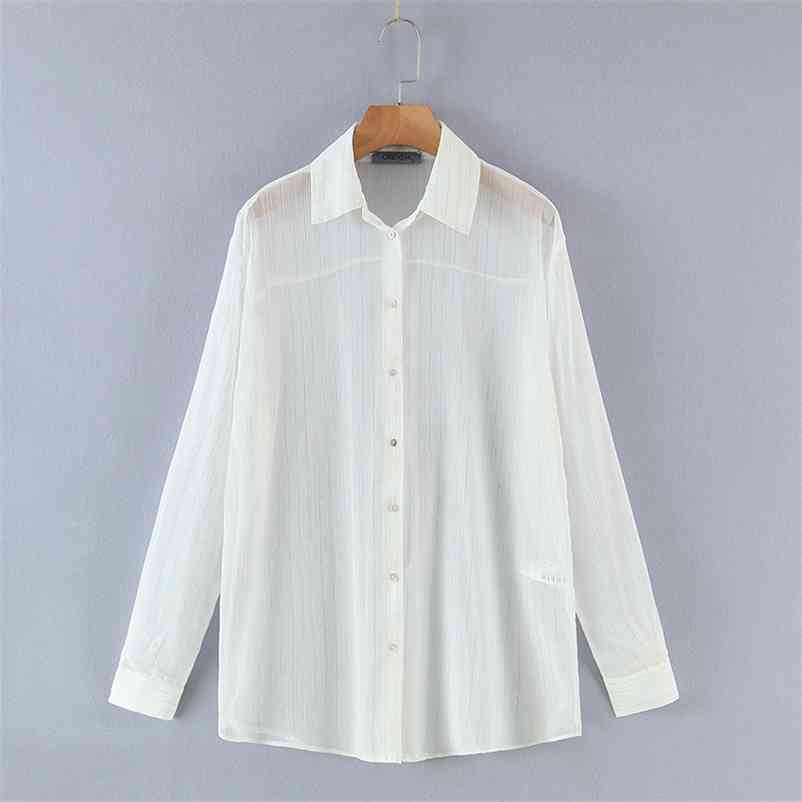 

Spring Summer Women Blouse shirt Korean Long Sleeve s Tops Blouses Vintage Shirts Blusas Roupa Feminina 210524, White