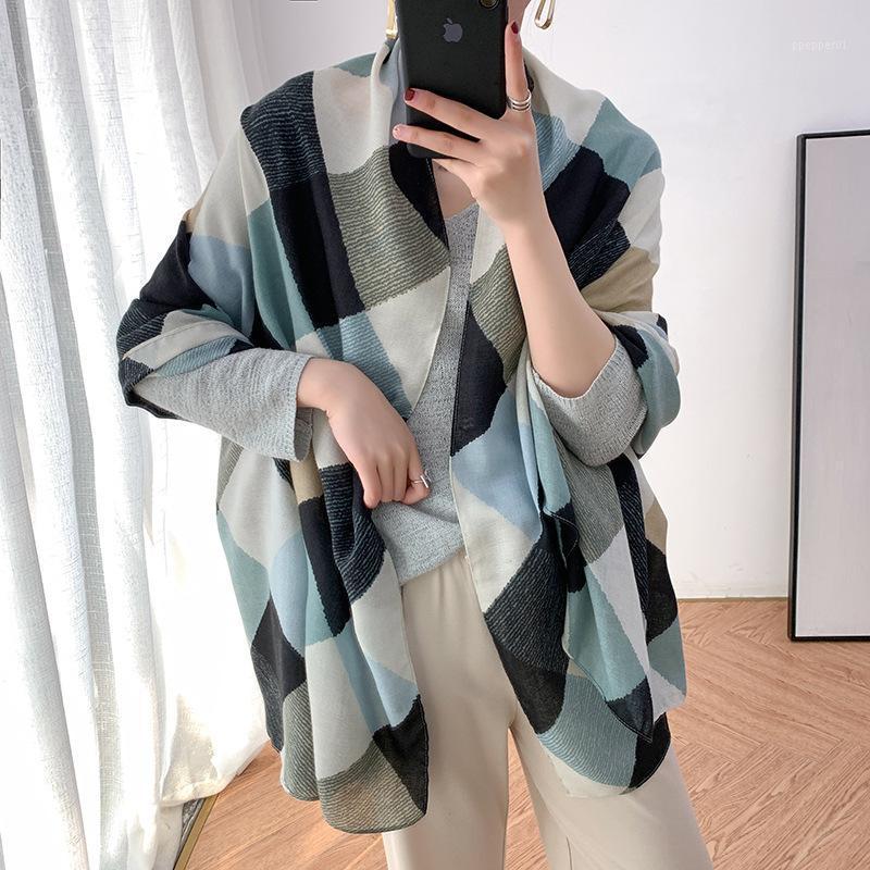 

Scarves Scarf Female Season Spring Thin Shawl Cotton Winter For Ladies Echarpe Femme Hiver Luxe Szalik Damski