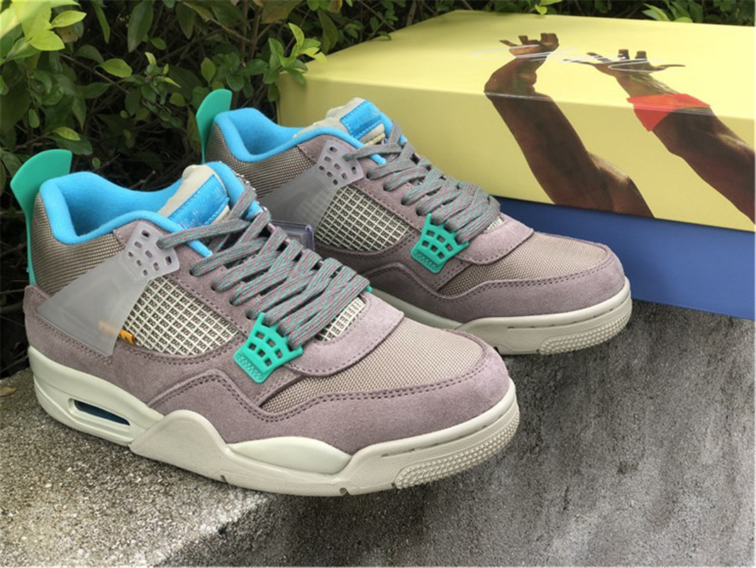 

Authentic Union 4 30th Anniversary Taupe Haze Basketball Shoes Men Blue Fury Khaki Roma Green Desert Moss Turquoise Dark Iris Off Noir Wolf Grey With Original Box