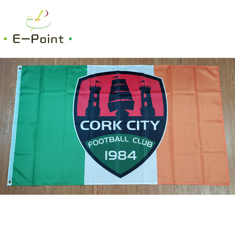 

Cork City FC on Ireland 3*5ft (90cm*150cm) Polyester flag Banner decoration flying home & garden flags Festive gifts