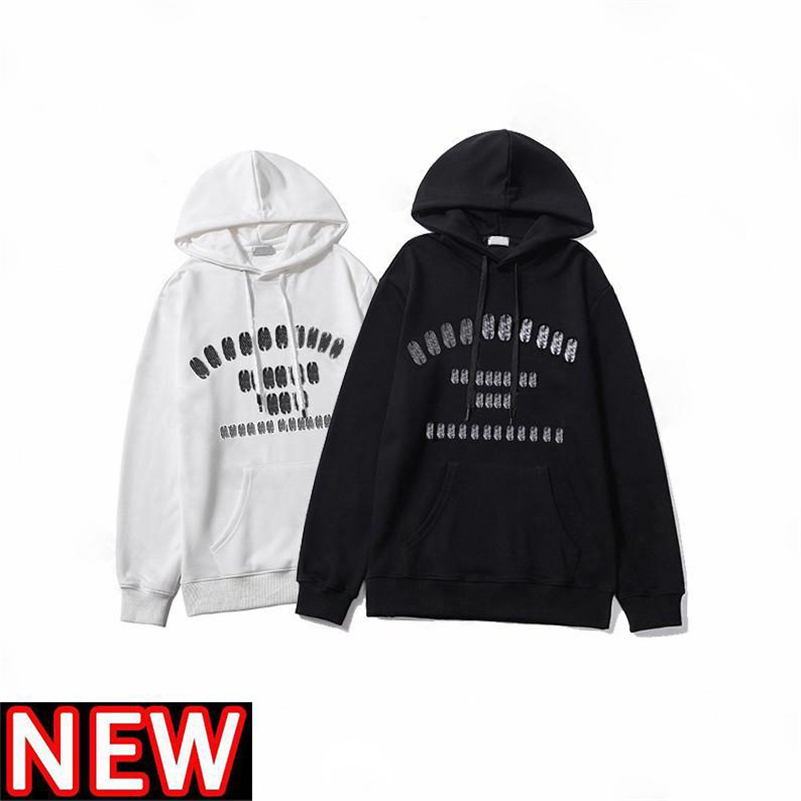 

2021 Mens Womens Designer Hoodies Fashion Ins Men Hoodie Autumn Winter Long Sleeve Hooded Pullover Clothes Sudadera Sweatshirts Jumpers, Black