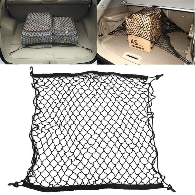 

Car Organizer Trunk Storage Elastic Mesh Net 4 Hooks Fit For Mitsubishi Outlander Asx Lancer 10 9 EX Pajero Sport Eclipse Carisma Colt