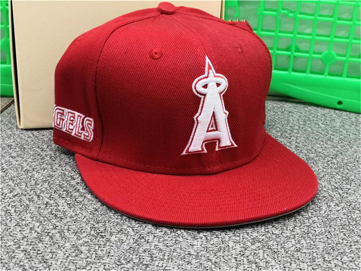 

Top sale HS 2021 nuevo ángeles sombreros hombre bonita letra un gorras de béisbol adulto pico plana Gorra ajustada Hip Hop hombres mujeres completa cerrado Gorra