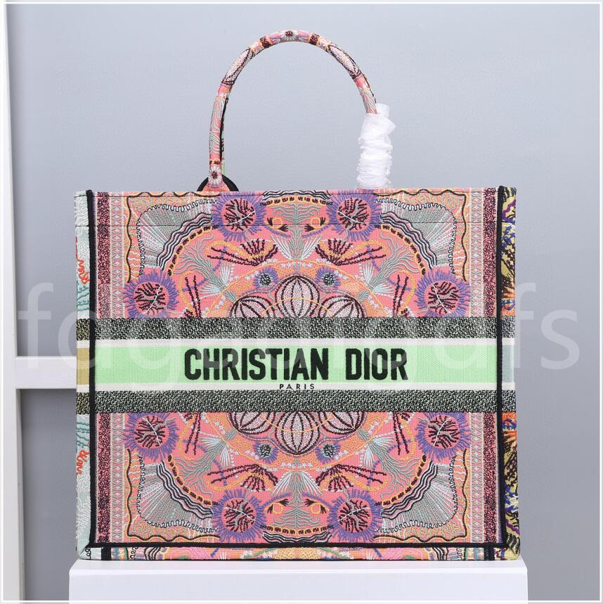 

Multicolor In Lights Embroidery BOOK TOTE can Customizable name top quality Colorful Book tote bag large capacity Travel Canvas shopping bag