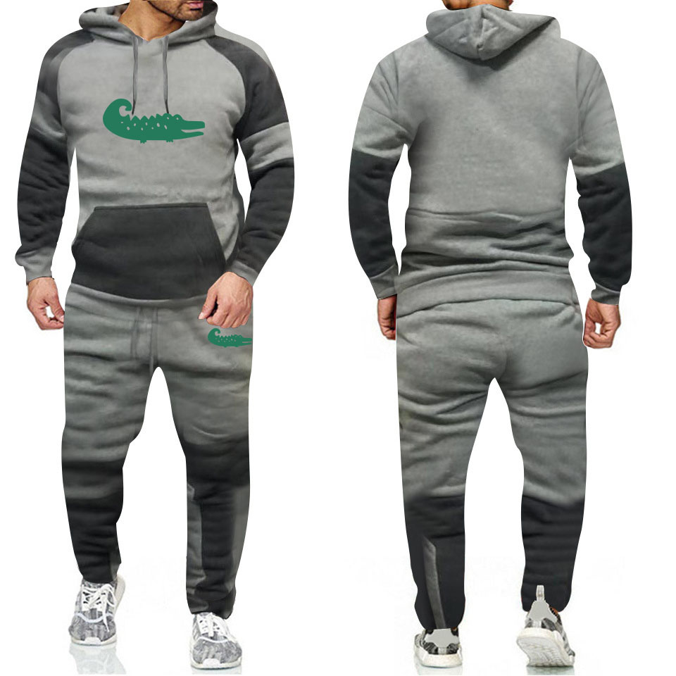 

2022 Winte Designer Tracksuits Mens Luxury Sweat Suits Hoodies Street Leisure Hooded Men Jogger Classic Womens Jacket + Pants Tracksuit Hip Hop Sports Suit, Crocodil logo 3