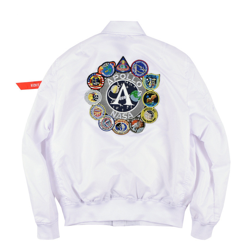 

UPF50 Embroidered Apollo Breathable UV sun protection Jacket alpha dingdin, White