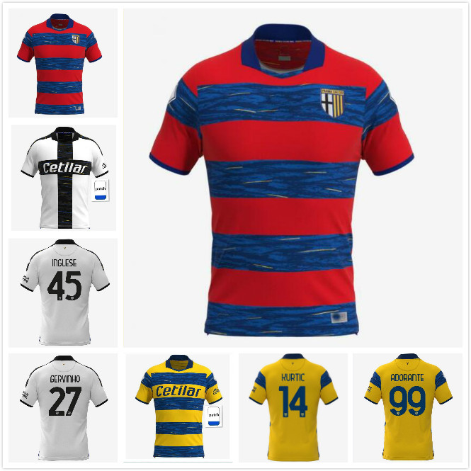 

21 22 Parma Soccer Jerseys CORNELIUS HERNANI JR GERVINHO 2021 2022 KARAMOH Maglia de Calcio INGLESE Football Shirt GRASSI ADORANTE home away top quality, 20/21
