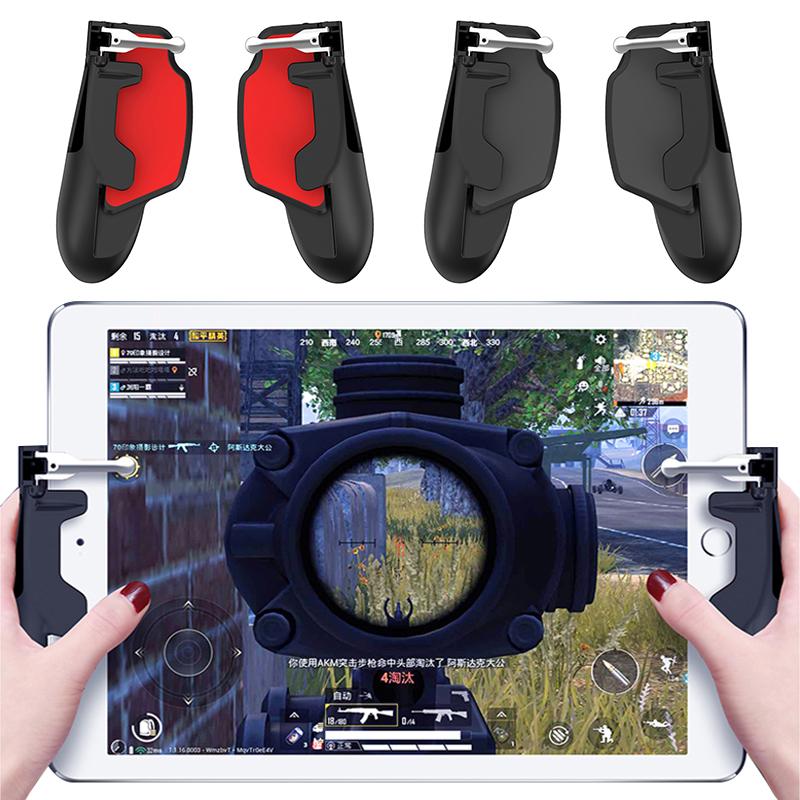 

Game Controllers & Joysticks 1 Pair PUBG Mobile Handle Easy Controller Tool Accessories Gamepad Ergonomic For Tablet Ipad Anti-slip Aim Butt