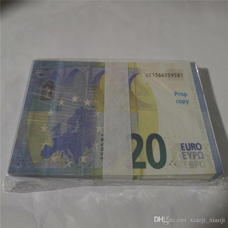 

Prop Movie Money 20 Billet Euro Game Copy Fake Faux Dollar 005 Play Collection and Gifts Oeito