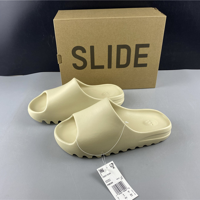 Yeesy Boost Boost Slide Bone Black Green Panthippers Blanc Kaki Hommes Femmes Sandale extérieure Sandale en plein air Chaussures de basketball Fo