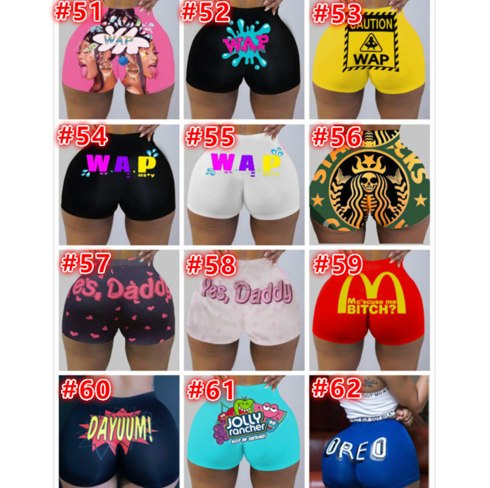 

Designer Women Tracksuits Yoga Pants Slim Solid Colour Letters Pattern Printed Tight Trousers Ladies Sexy Hot Pants Leggings, D #34--#42