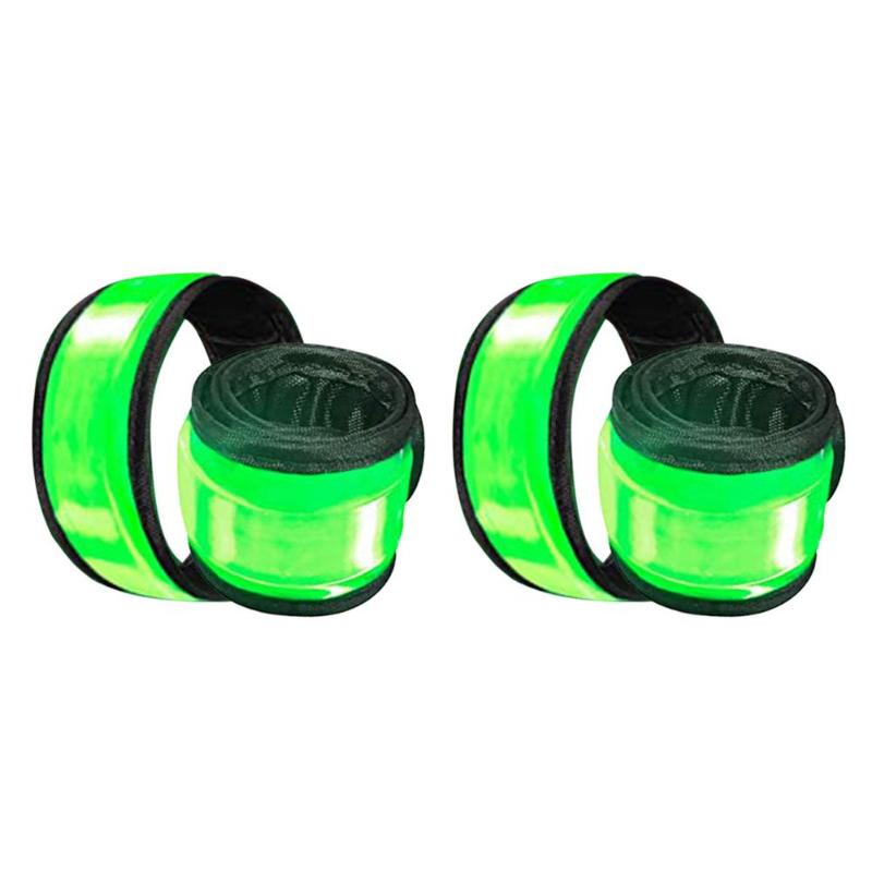 

Wrist Support High Visibility Reflective Bands Running Gear Safety Reflector For Arm Ankle Leg Wristbands Straps O, Black;red