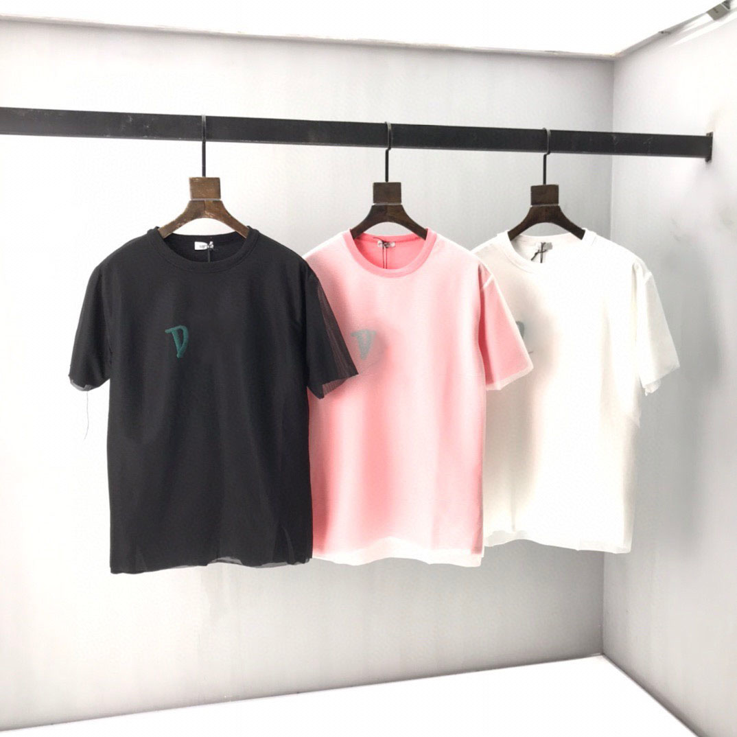 

2021ss spring and summer new high grade cotton printing short sleeve round neck panel T-Shirt Size: m-l-xl-xxl-xxxl Color: black white fb7b