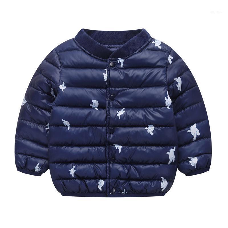 

Coat Boys Girls Autumn Winter Wear Cotton Clothes 2-7 Year Old Kids Thicker Jacket, Blue;gray