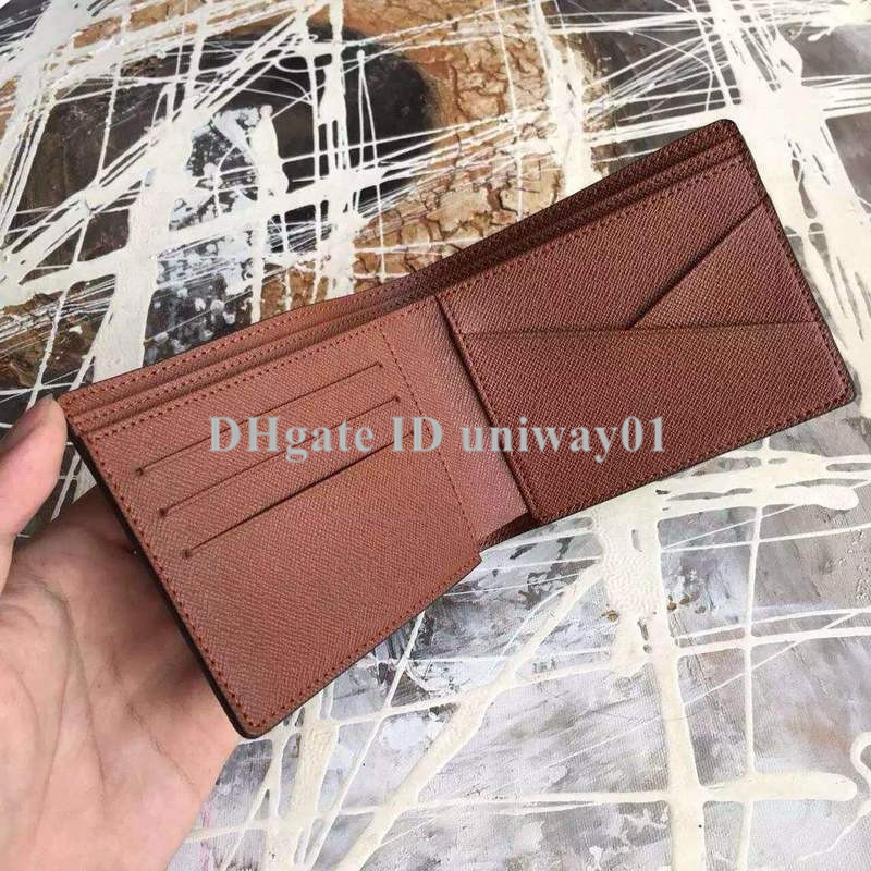 

Quality Men Wallet original box card holder damier checked flower fashion classic, Make up the difference