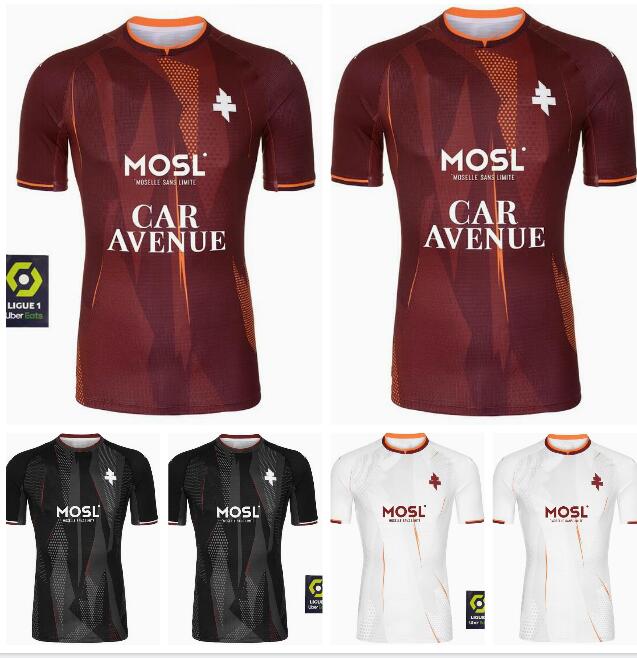 

21 22 FC Metz soccer Jerseys VAGNER BOULAYA NIANE 2021 2022 maillot de foot UDOL YADE CENTONZE DELAINE sarr NGUETTE home away third football shirts, Blue