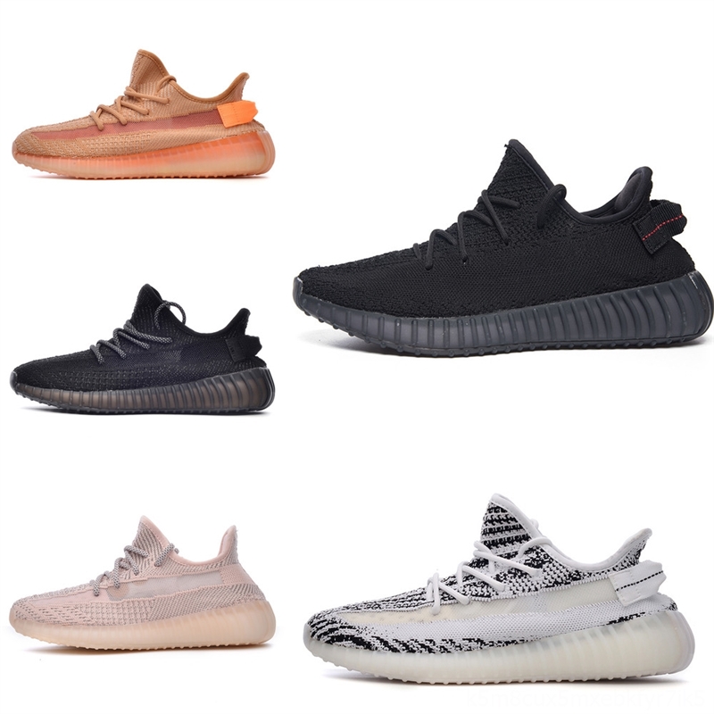 QIzqV KanyeWest vashblack gray men women pearl rundesert zebra 350 shoe woman natural sand taupe reflective Sneakers shoe sport-image-699358426