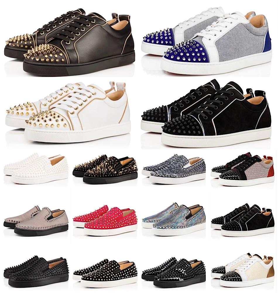 

Luxury Casual Shoes Red Bottom Genuine Leather Sneakers Top Quality Flats Size 35-46, Make up the difference in freight