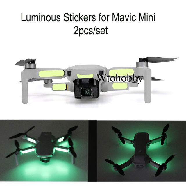 

luminous stickers mavic / 2 night flight fluorescent decals decorative sticker patch for dji mini accessories