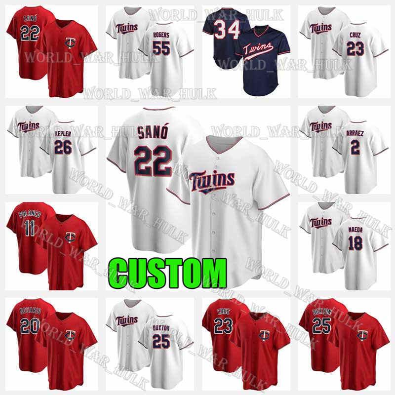 

22 Miguel Sano Jersey Minnesota 3 Harmon Killebrew Twins 34 Kirby Puckett 25 Byron Buxton 29 Rod Carew 11 Jorge Polanco 20 Eddie Rosario, Custom 2021 new cool base(shuangcheng)