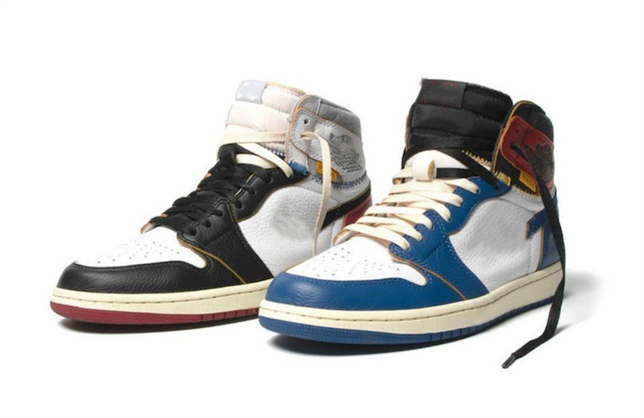 

Union LA x 1 OG Black Toe Blue Red Shoes Men Women 1s Sneakers High Quality Size US5.5-13, Bred patent