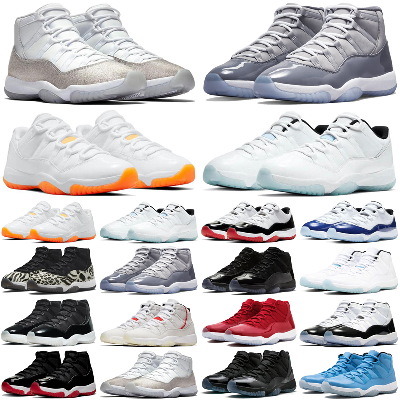 

11 11s basketball shoes jumpman men women Bright Citrus bred Cool Grey Legend Gamma Blue Concord mens trainers sports sneakers top, #23 low bred