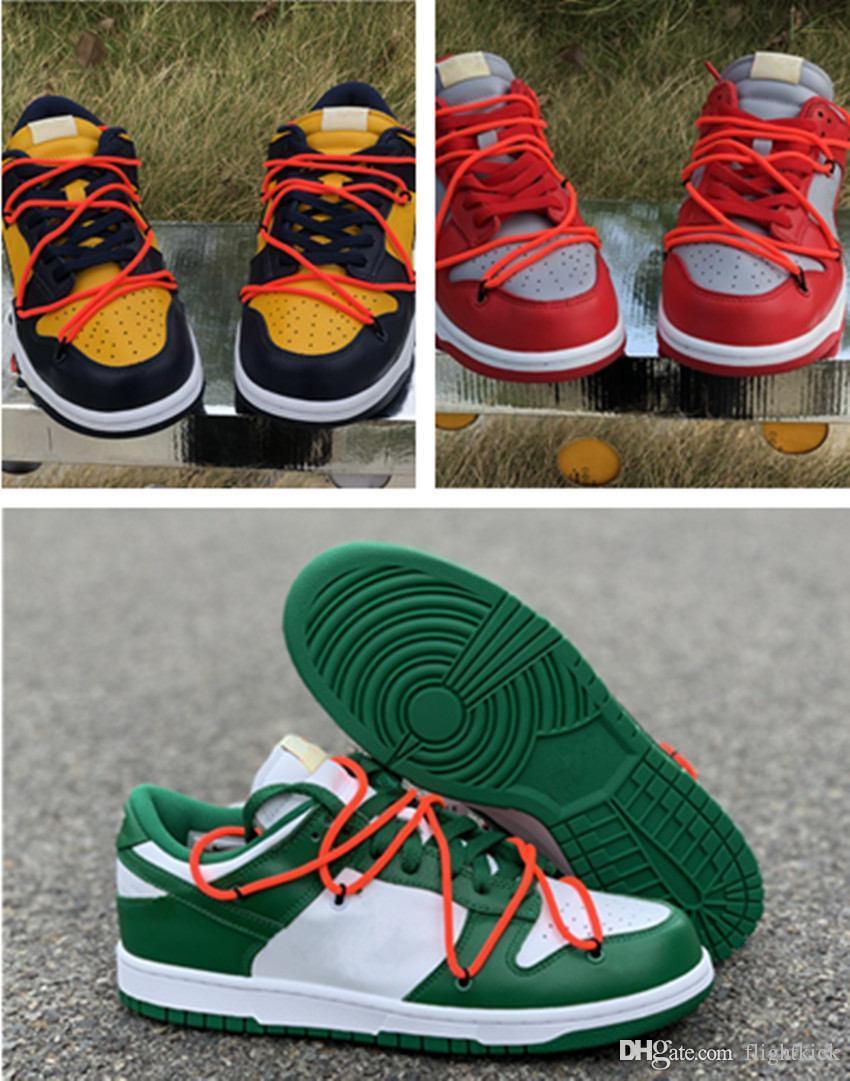 

With Box Hot Futura X Sb Dunks Low Off Casual Shoes Women Mens Designer Green Orange Blue White Dunks Des Chaussures Taquets Shoes