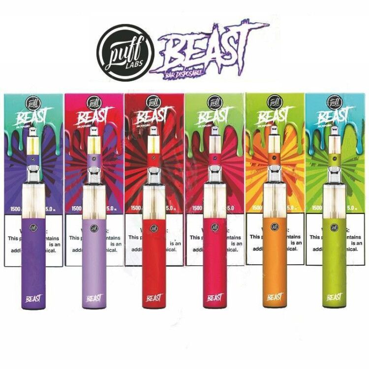 

Puff labs BEAST 1500puffs Disposable With Scratch Code Vape Pen Device Starter Kits Empty Disposable Device Kits Puff Bar Plus B
