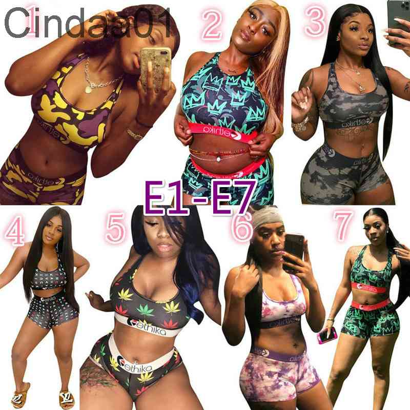 

Women Tracksuits 2 Piece Ethika Set Designer Swimwear Vest Shorts Summer Outfits Sweatshirt Bikini Suits Slim Breathable Swimsuit 45 Styles, H1-h5(s-xxl)