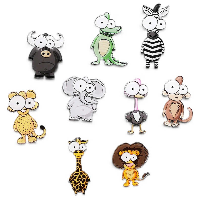 

Refridgerator Magnets 3D Cartoon Home Animal Magnetic Elephant Monkey Giraffe Magnet
