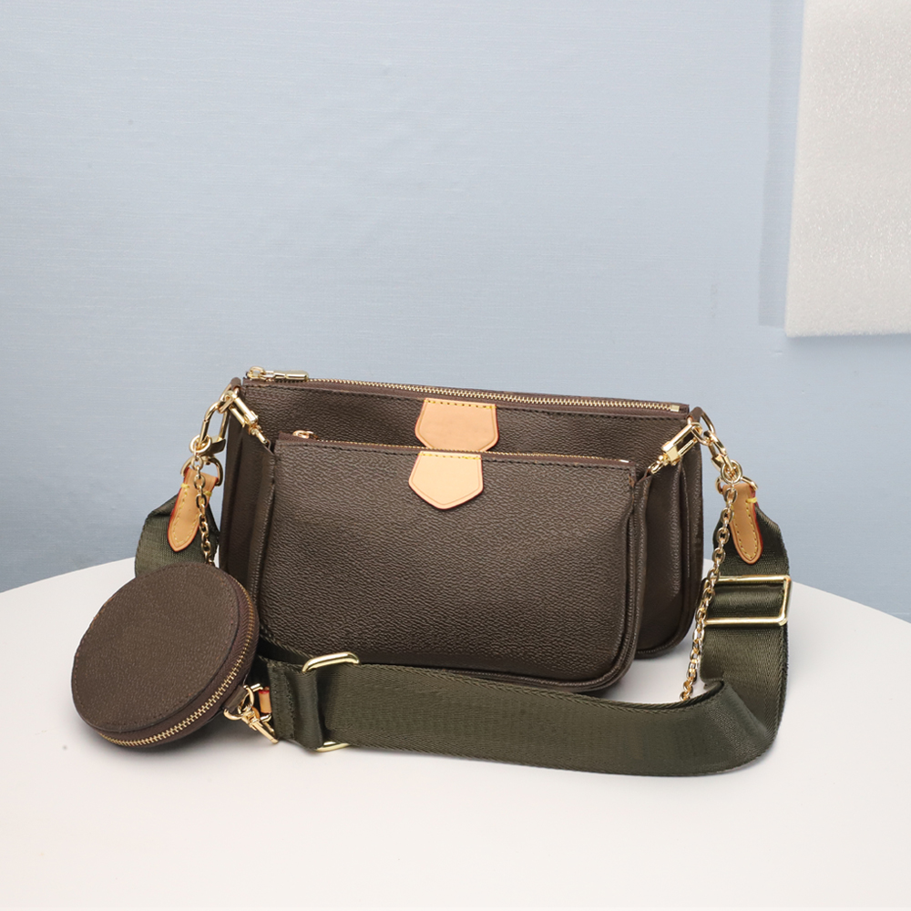 

HH Women's Bags Designer Shoulder Messenger Handbag High Quality Luxury Three In One Classic Flower Cross Shaped Mahjong Bag Purse, Not buy the option