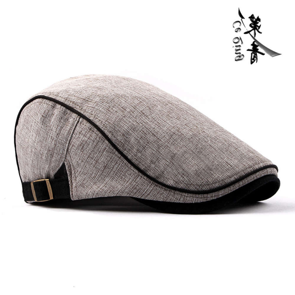 

Sun hat Korean cotton Beret in spring and summer, Blue;gray