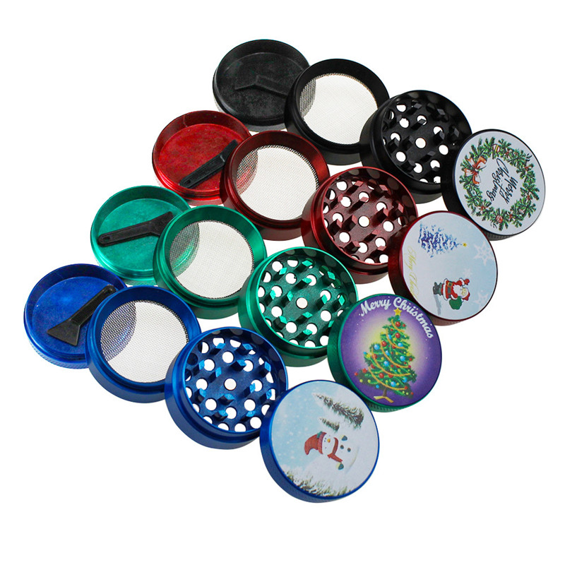 

Drum Type Smoke dia.40mm Zinc Alloy mix Color Printing Pattern Herb Tobacco 4 Layer Grinder