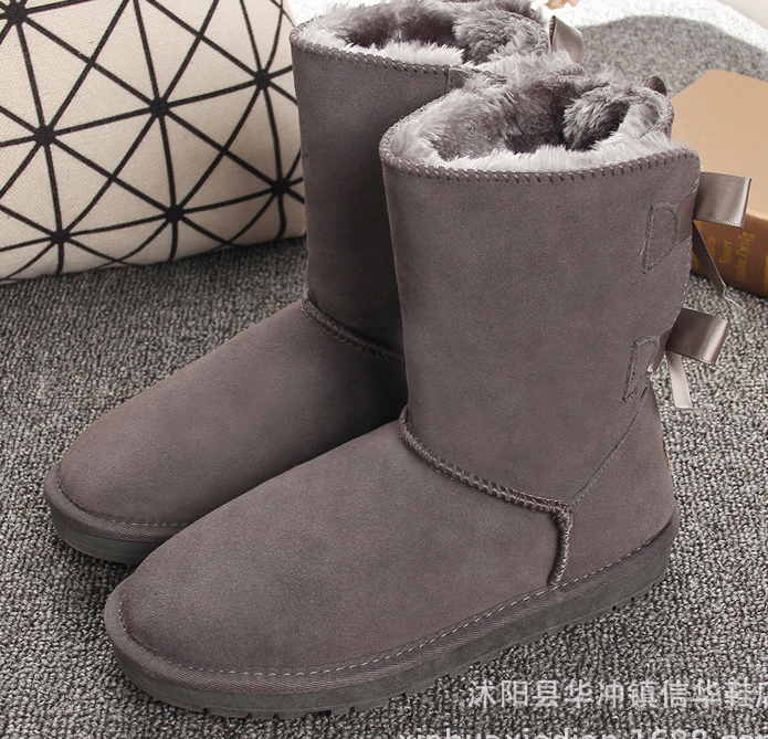 

New WGG Women boots Short Mini Australia Classic Knee Tall classic short Boos Designer Bailey Bow Ankle Bowtie Black Grey chestnut black, Classic ankle boots (4)