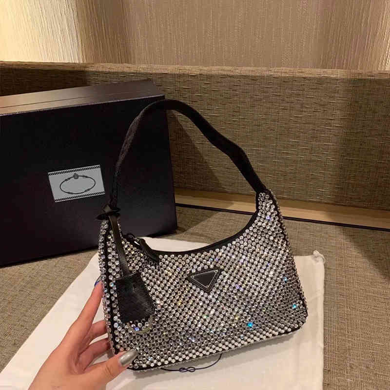 

2021 Luxury Top Designer Ladies Handbag High Quality Leather Fashion Underarm Bag Reedition 2000 Handhold Bag Wallet Hobo, Box
