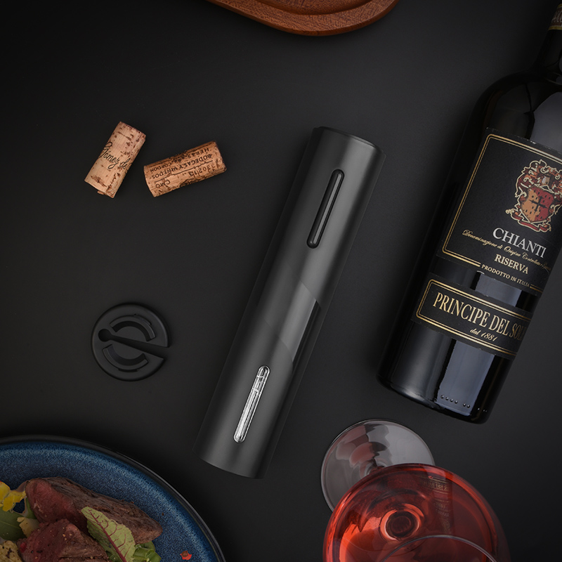 

Electric Wine Bottle Opener with Foil Cutter AA size battery type of Automatic Corkscrew for Party