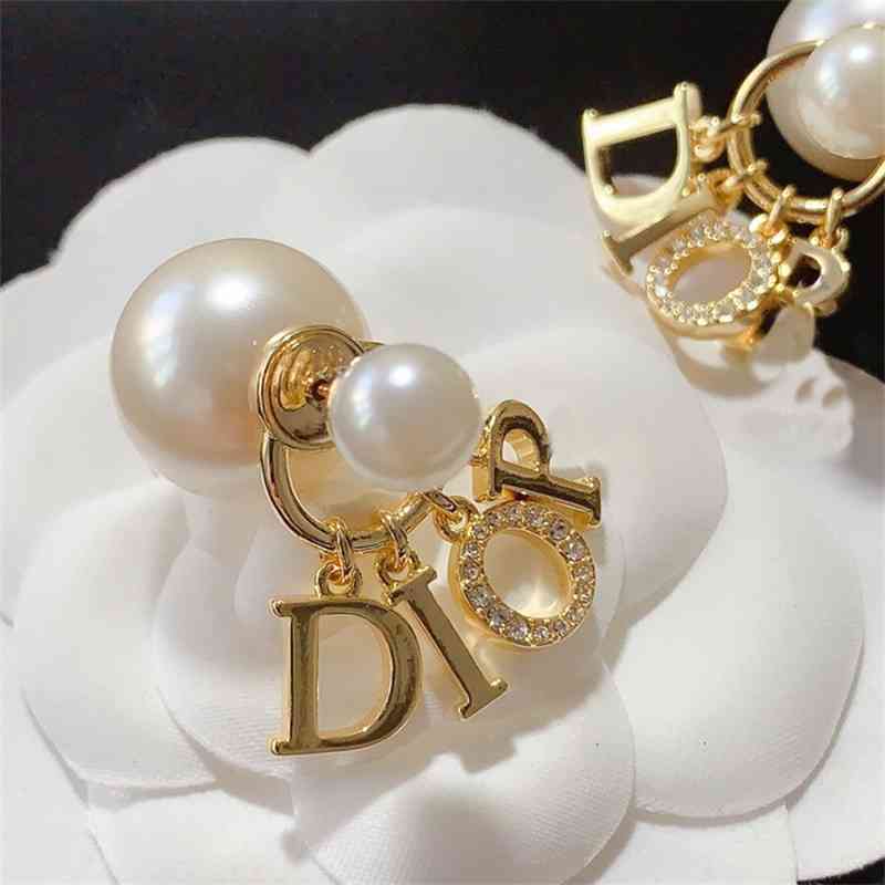 

75% OFF Tiktok CD pearl size earrings, high quality nets, red bestie gifts, gifts for girlfriends A3OP, Golden