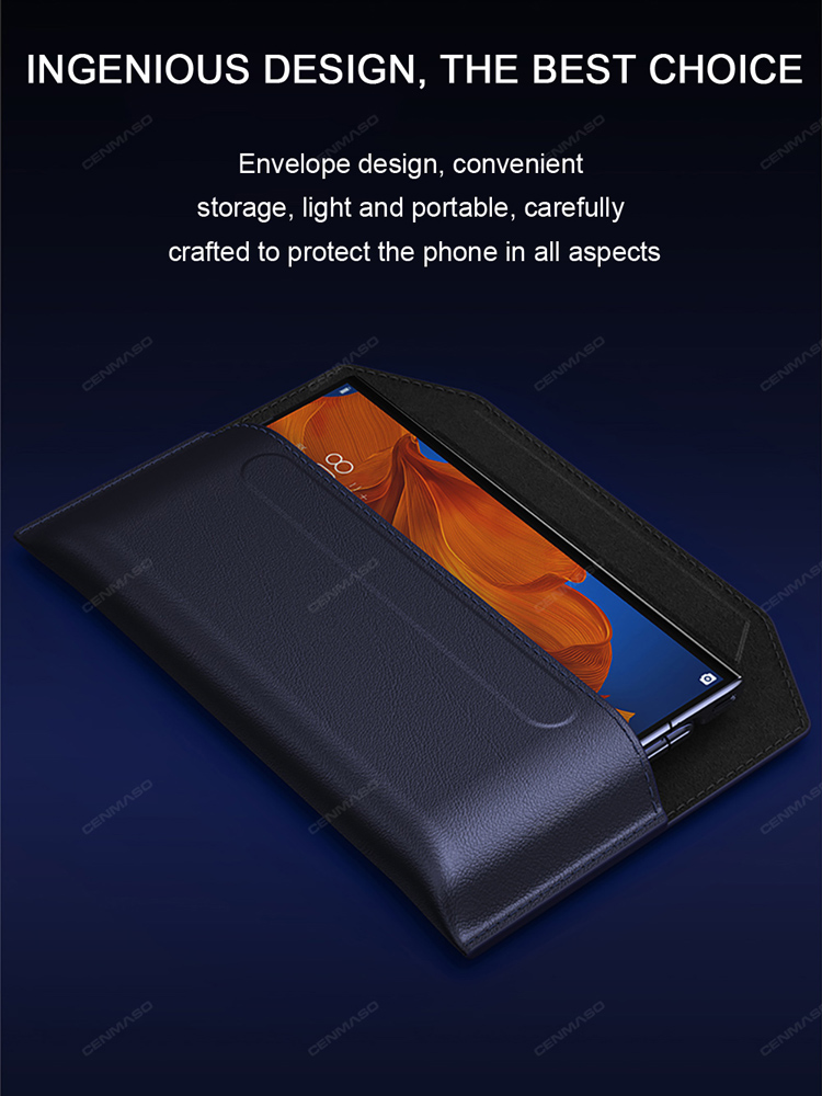 

Genuine Leather Wallet Pouch Bag for Samsung Galaxy Z Fold2 Cell Phone Cases Shockproof Case for iPhone 12 Pro Max