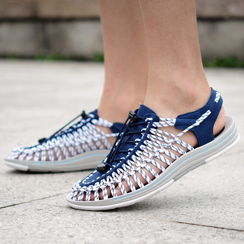 

Dress Shoes Beach shoes will see woven man-made sandals with breathless baotoe and open-air male slippers. LU04, 1# shoe box